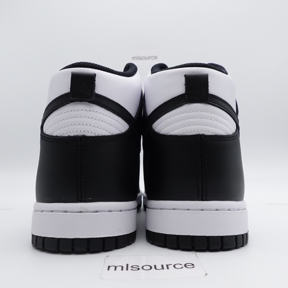 NEW Men's Nike Dunk High Retro Panda Dunk Leather Sneakers DD1399-105 - Picture 5 of 10